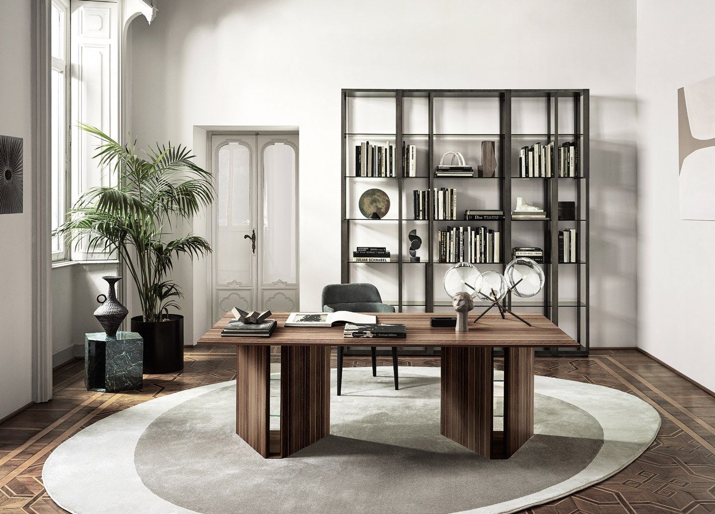 Прямоугольный стол из розового дерева Gallotti&Radice Prism ARCH-00103545 - Вид №4