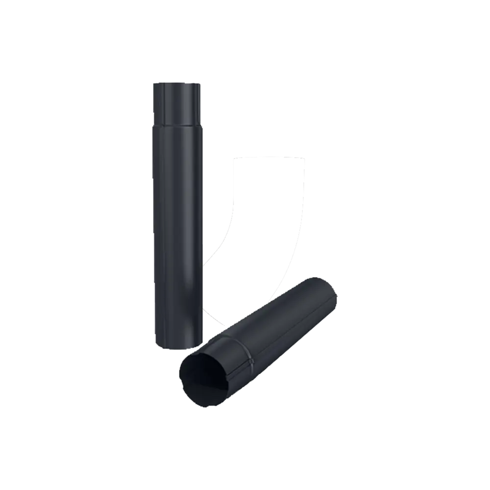 Труба соединительная ø90 мм темно-серый ВЕГА STLM-2115062