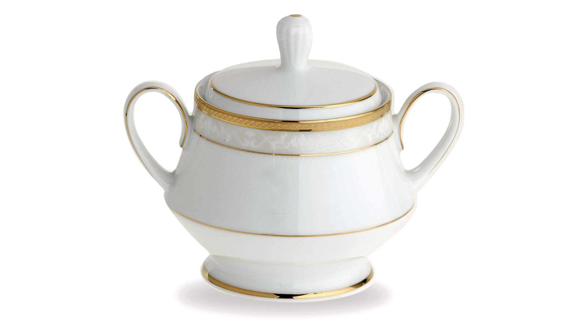 10655233 Noritake Сервиз чайный Noritake "Хэмпшир, золотой кант" на 6 персон 15 предметов Фарфор  - Вид №3