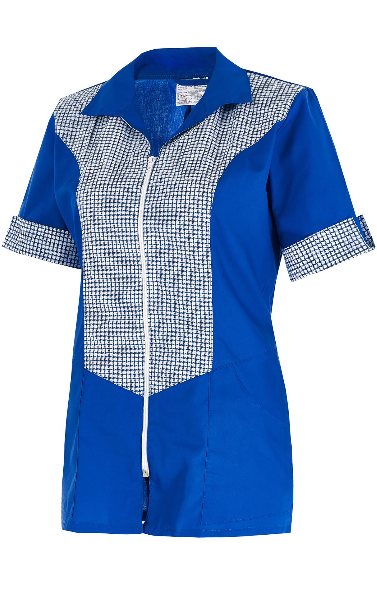 66093 Костюм "Грация" василек  Одежда для обслуживающего персонала  размер 62 Спецодежда  - Вид №5