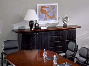 Классический стиль деревянный офисный шкаф