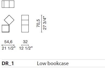 Cappellini Книжный шкаф двусторонний из листового металла sun-id-1423660 - Вид №6