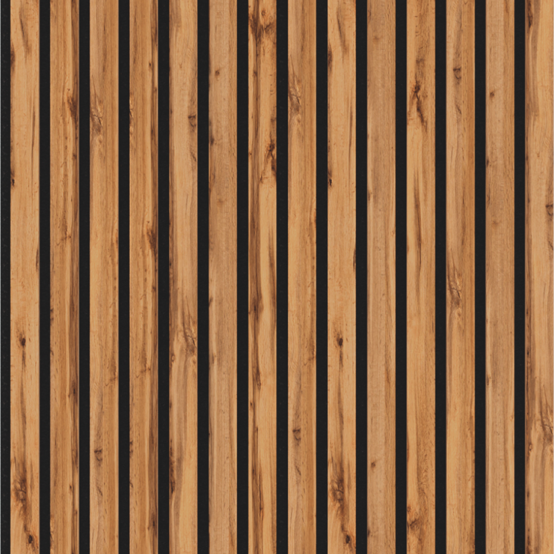 Панель Стеновая Акустическая Stella Trend Light Пекан 2780х600х21 (упак. 1шт.) Standart STSR-05 - Вид №2