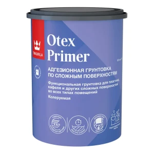Грунтовка для сухих и влажных помещений Tikkurila Otex Primer A белая 0.9 л
