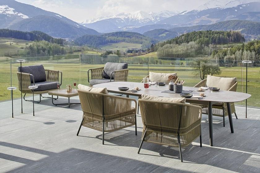 Varaschin Веревочное садовое кресло с подлокотниками Cricket 2995 - Вид №11