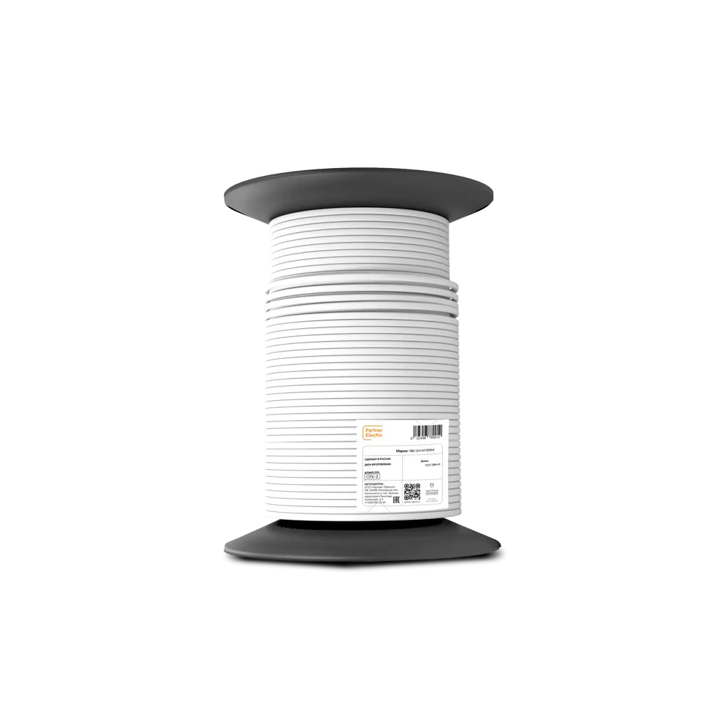 Провод Партнер-Электро ПВС 3x1 на отрез ГОСТ цвет белый STLM-2134147 - Вид №1