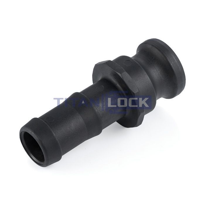 Камлок полипропиленовый тип E, ниппель с хвостовиком 1/2", TL50EPP TITAN LOCK  - Вид №3