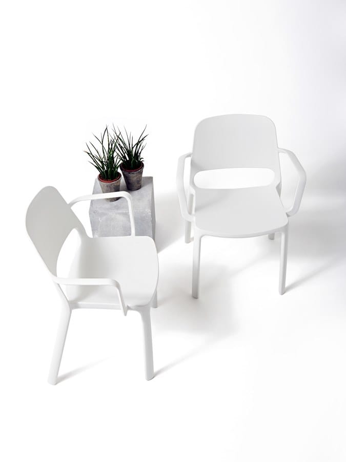 Полипропиленовый садовый стул с подлокотниками Diemme Nuke ARCH-00074127 - Вид №3