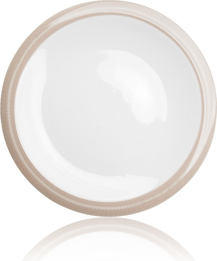 10609934 Furstenberg Тарелка подстановочная Furstenberg "Флюен. Идеальные линии" 32см Фарфор 