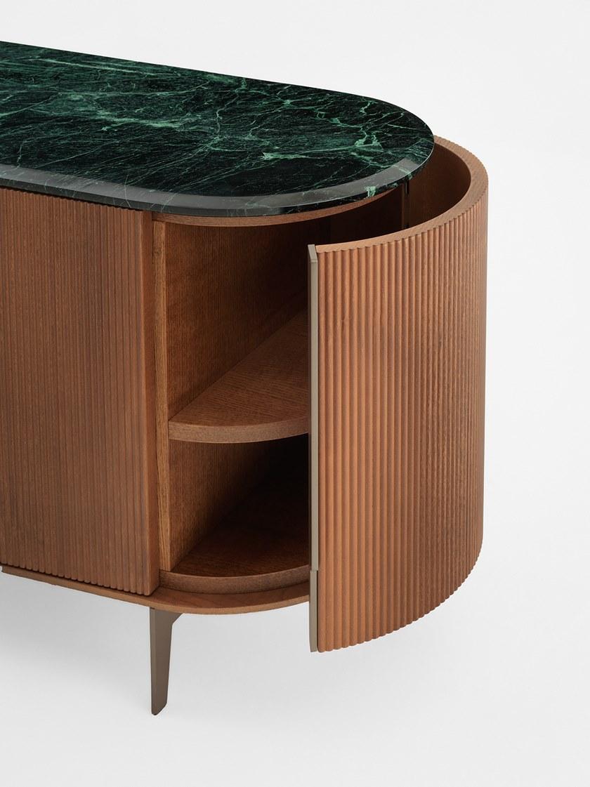 Gallotti&Radice Буфет из ясеня с дверцами и ящиками Kumi sun-id-1354040 - Вид №3