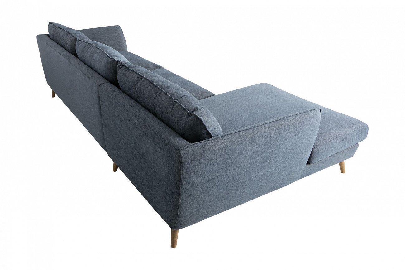 Диван угловой голубой 163 см Stella SITS ДИЗАЙНЕРСКИЕ, STELLA 192361 Голубой  - Вид №6