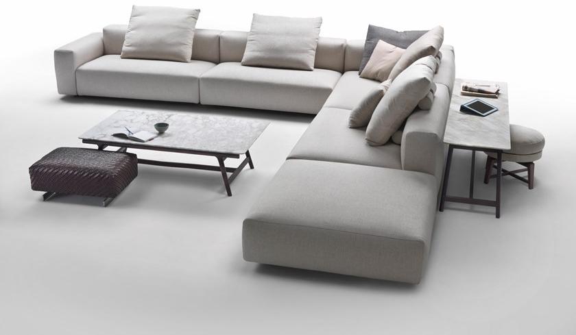 Flexform 4-х местный модульный диван из ткани Lario sun-id-1371755 - Вид №1