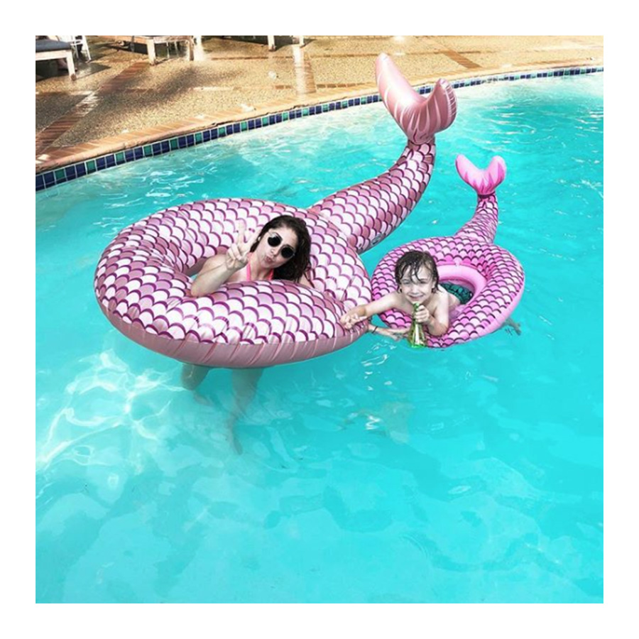 NTPF-0001 Круг надувной , mermaid rose gold BigMouth  - Вид №4