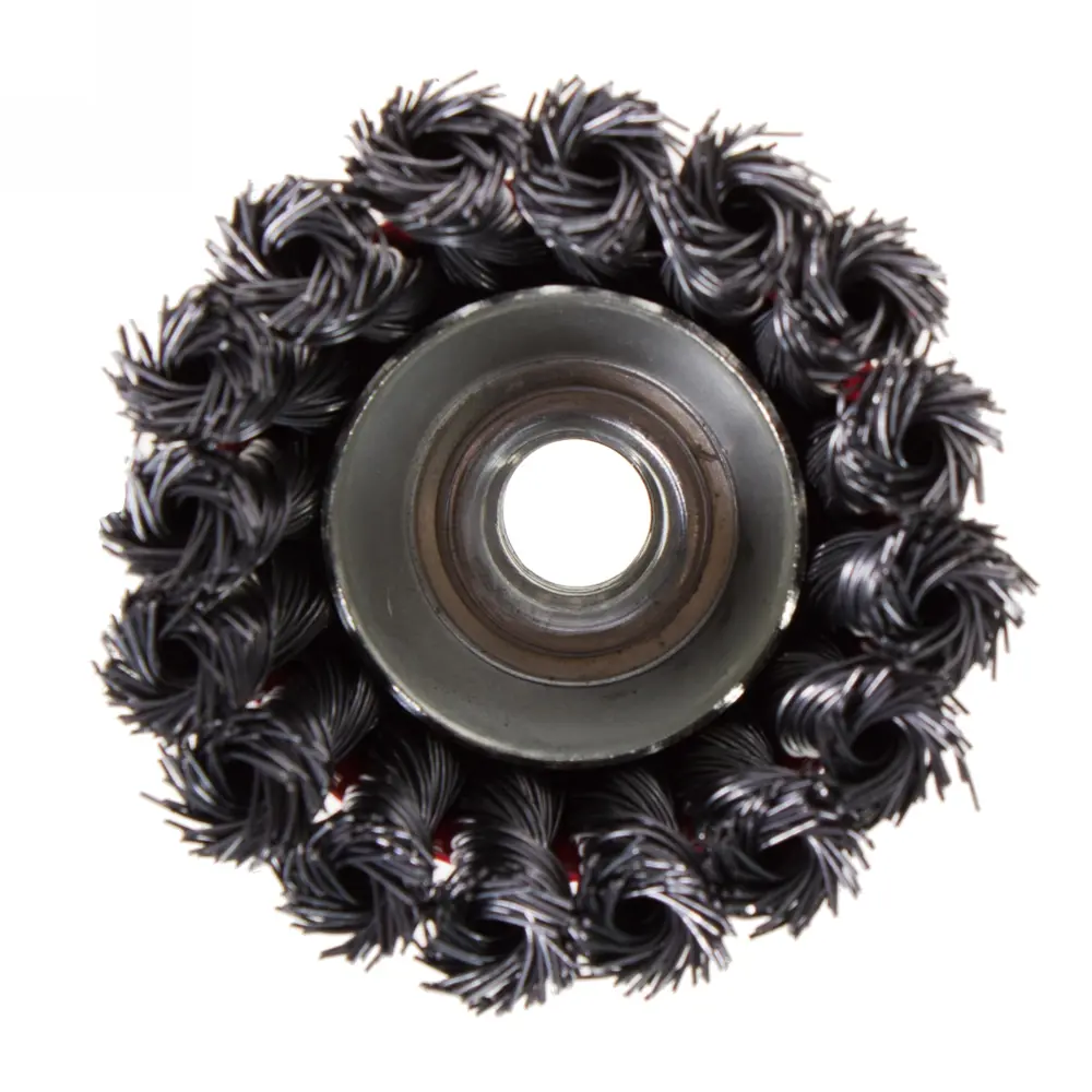 Щетка для УШМ из крученой проволоки Matrix 74620 65 мм STLM-2161650 - Вид №1