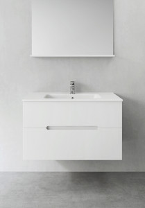 1390110 Шкаф Для Умывальника Sun White 900 Hafa  Белый