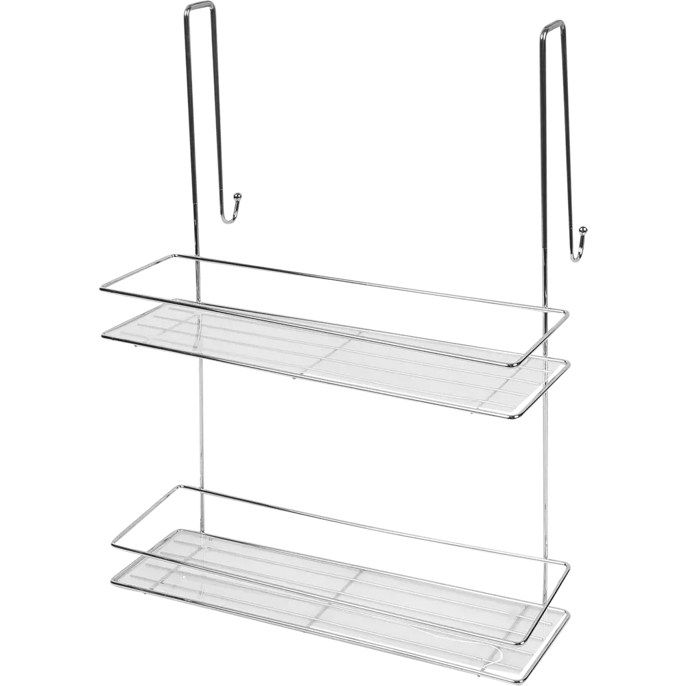 Полка для душевой кабины Caddy SWR-1005 двухъярусная металл цвет хром SWENSA STLM-2118364