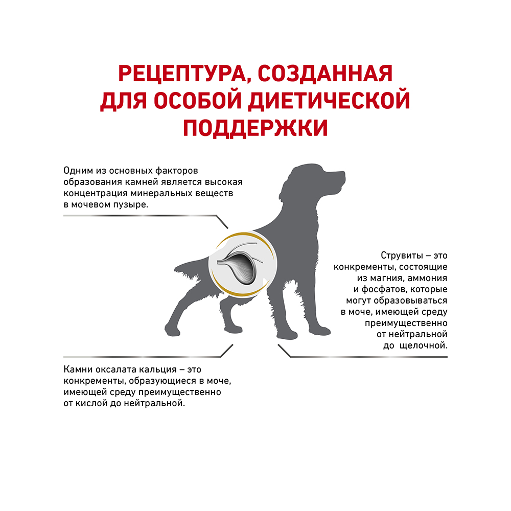 Т0023215 Корм для собак Vet Diet Urinary S/O LP18 при мочекаменной болезни сух. 14кг ROYAL CANIN  - Вид №2