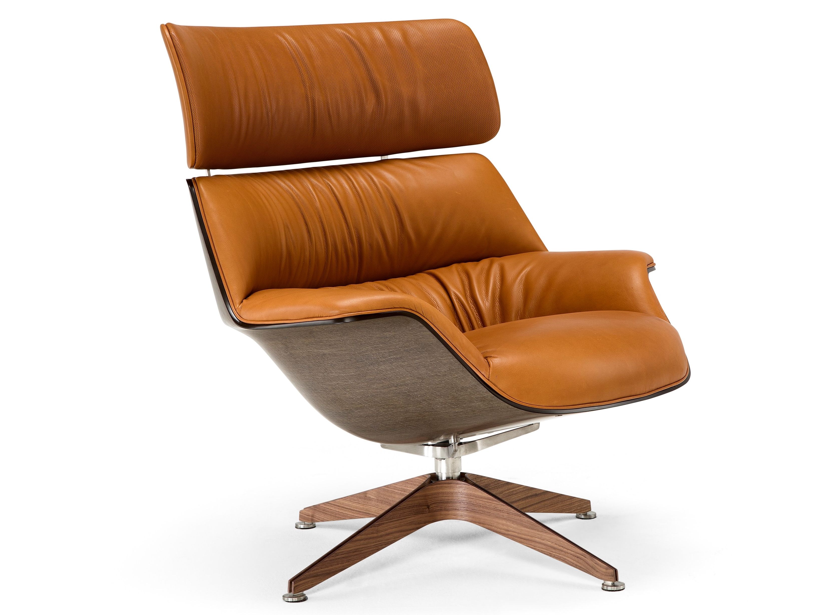 Спицевое вращающееся кресло с высокой спинкой Amura Coach ARCH-00090811 - Вид №6