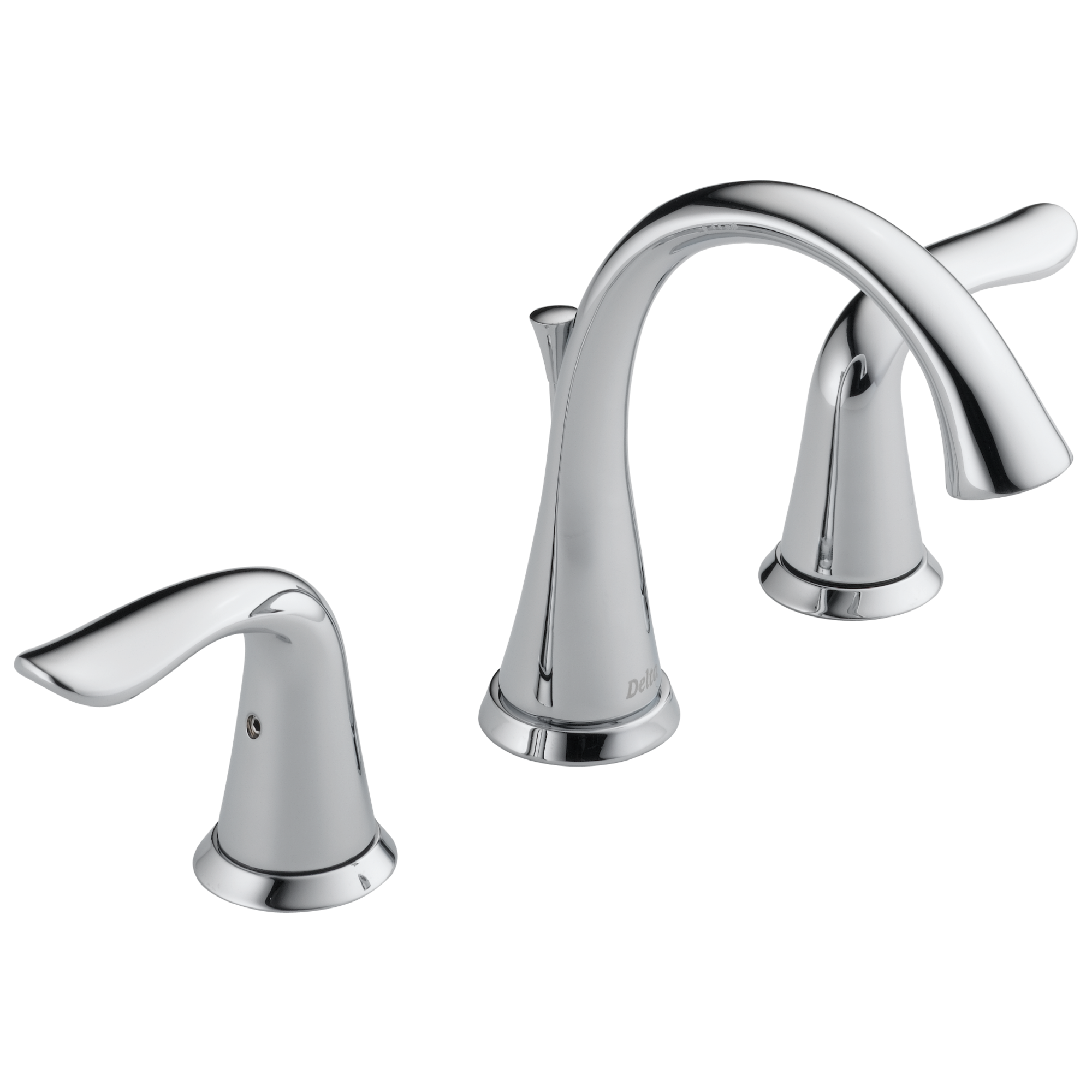 3538-PTMPU-DST Смеситель для ванной комнаты с двумя ручками Delta Faucet Lahara Выдержанный оловянный 