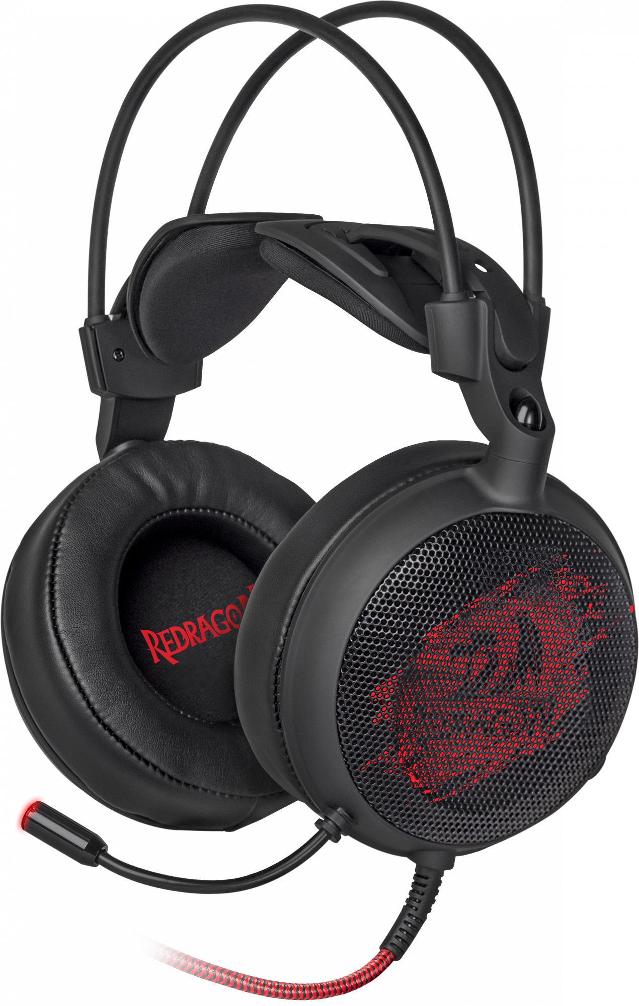 64214 игровая гарнитура delirium pro объемный звук 7.1, провод 2 м Redragon Santreyd 