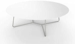 VITEO Круглый журнальный столик из Corian® Slim