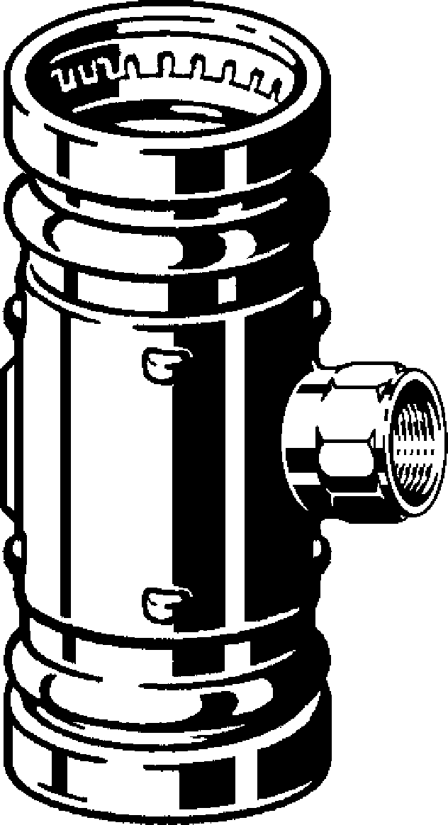 Viega Тройник Sanpress XL 2217.2XL (354596) 354 596 - Вид №1