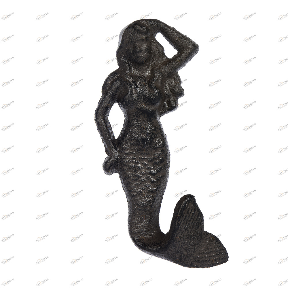 Крючок настенный черный 14,5 см "Русалка" BLUMEN HAUS  00-3971625 Черный 