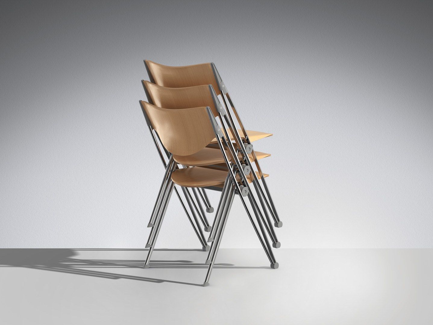 Складной стул для зала ожидания LAMM Conpass ARCH-00038319 - Вид №6