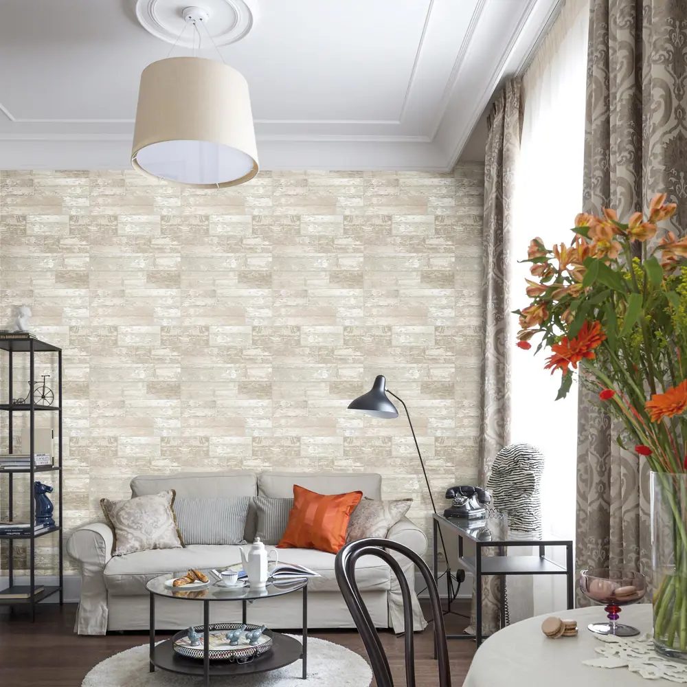 Обои виниловые Erismann Kitchen mix бежевые 0.53 м 1950-3 STLM-2099856 - Вид №2