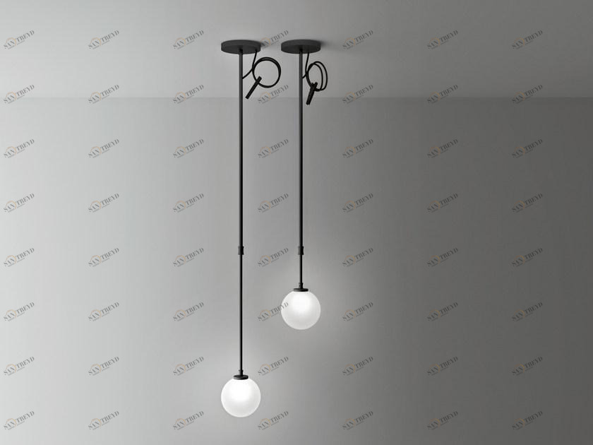 Boffi Подвесной светильник из опалового стекла Boccia sun-id-1364378