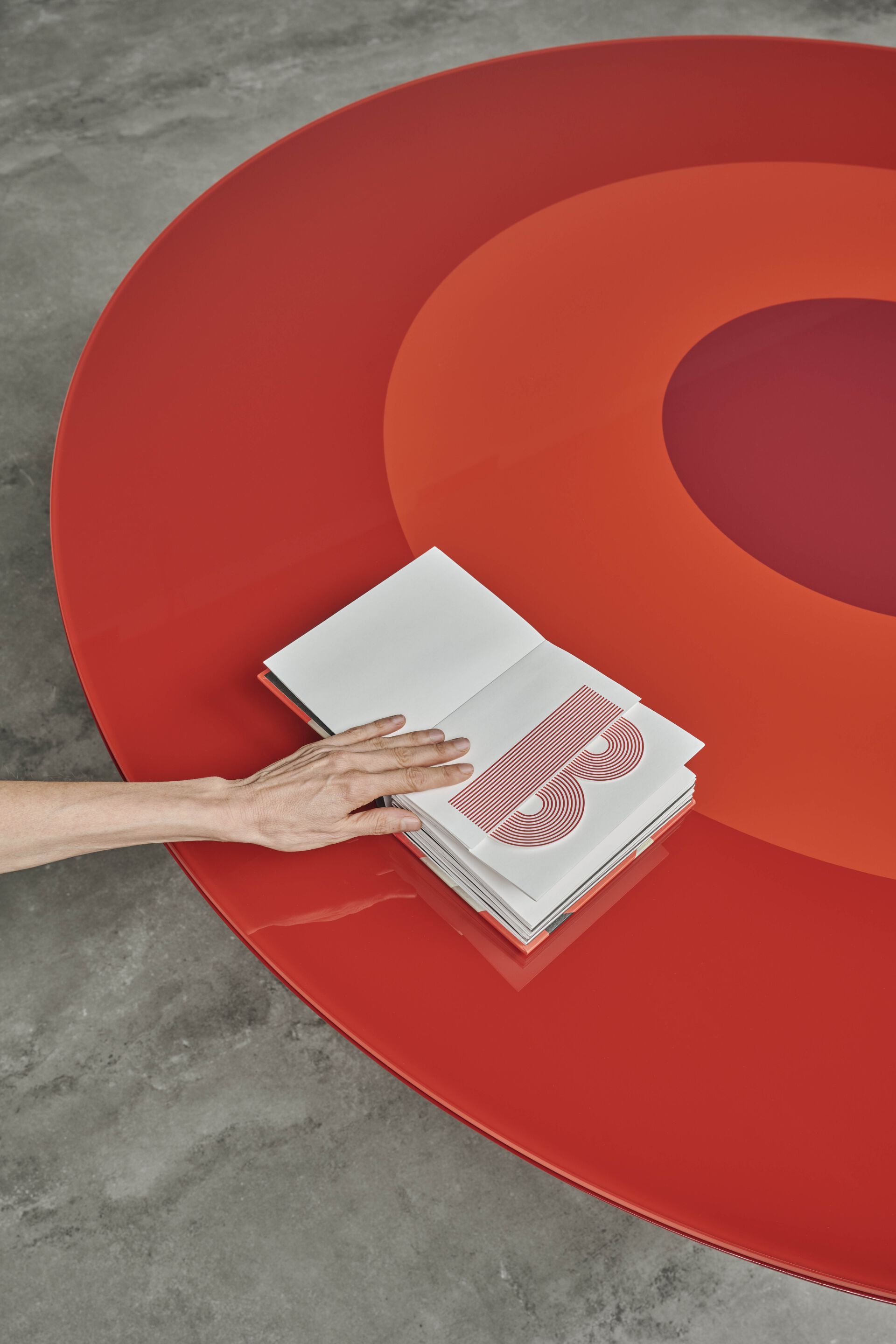 Круглый обеденный стол с хрустальной столешницей BALERI ITALIA ROUNDEL ARCH-00120428 - Вид №7