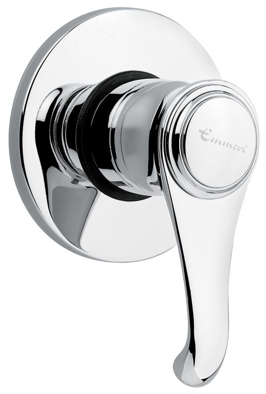 6009NC Внутристенный смеситель Tiffany, цвет черный-хром EMMEVI