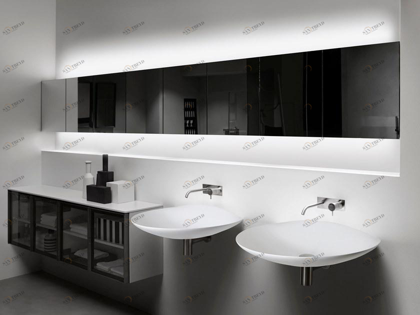 Antonio Lupi Design Подвесная стенка для ванной с зеркалом Antoniolupi sun-id-1403650