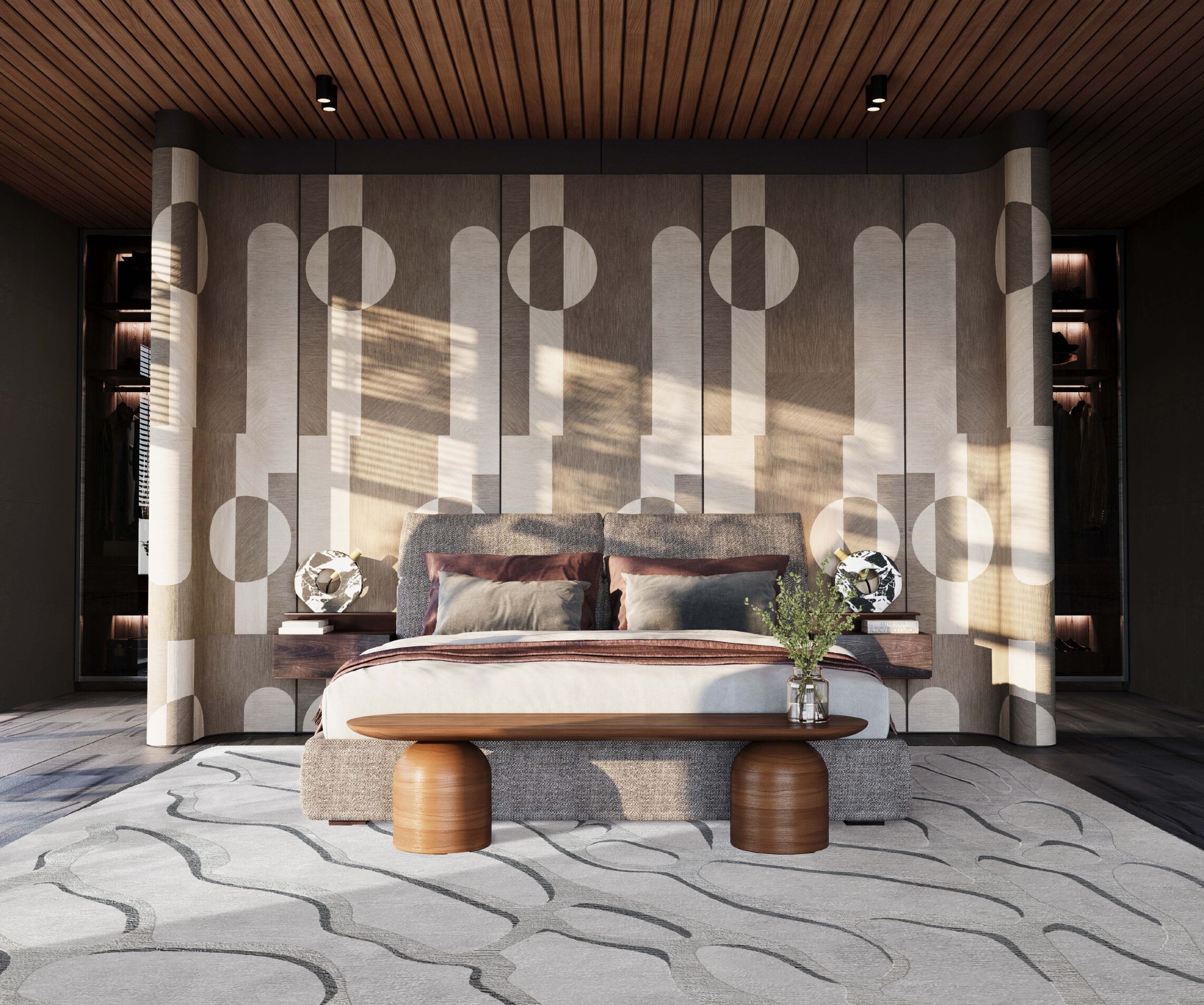 Прямоугольный ковер ручной работы Tapis Rouge стрейч ARCH-00095503 - Вид №4