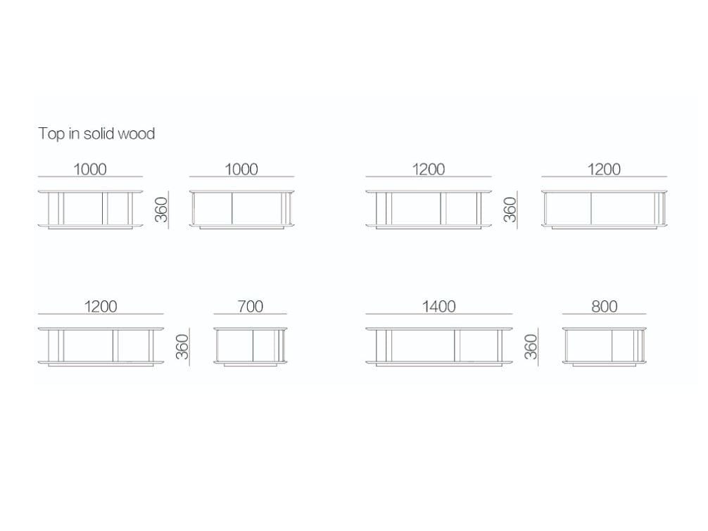 Журнальный столик с отсеком для хранения HC28 maison Gather ARCH-00017894 - Вид №2