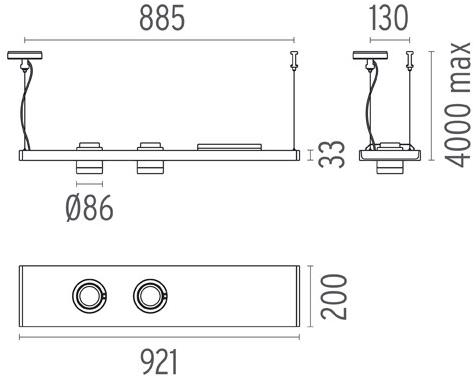 Flos Люминесцентная подвесная лампа из стали Architectural collection - sistemi sun-id-1478577 - Вид №9