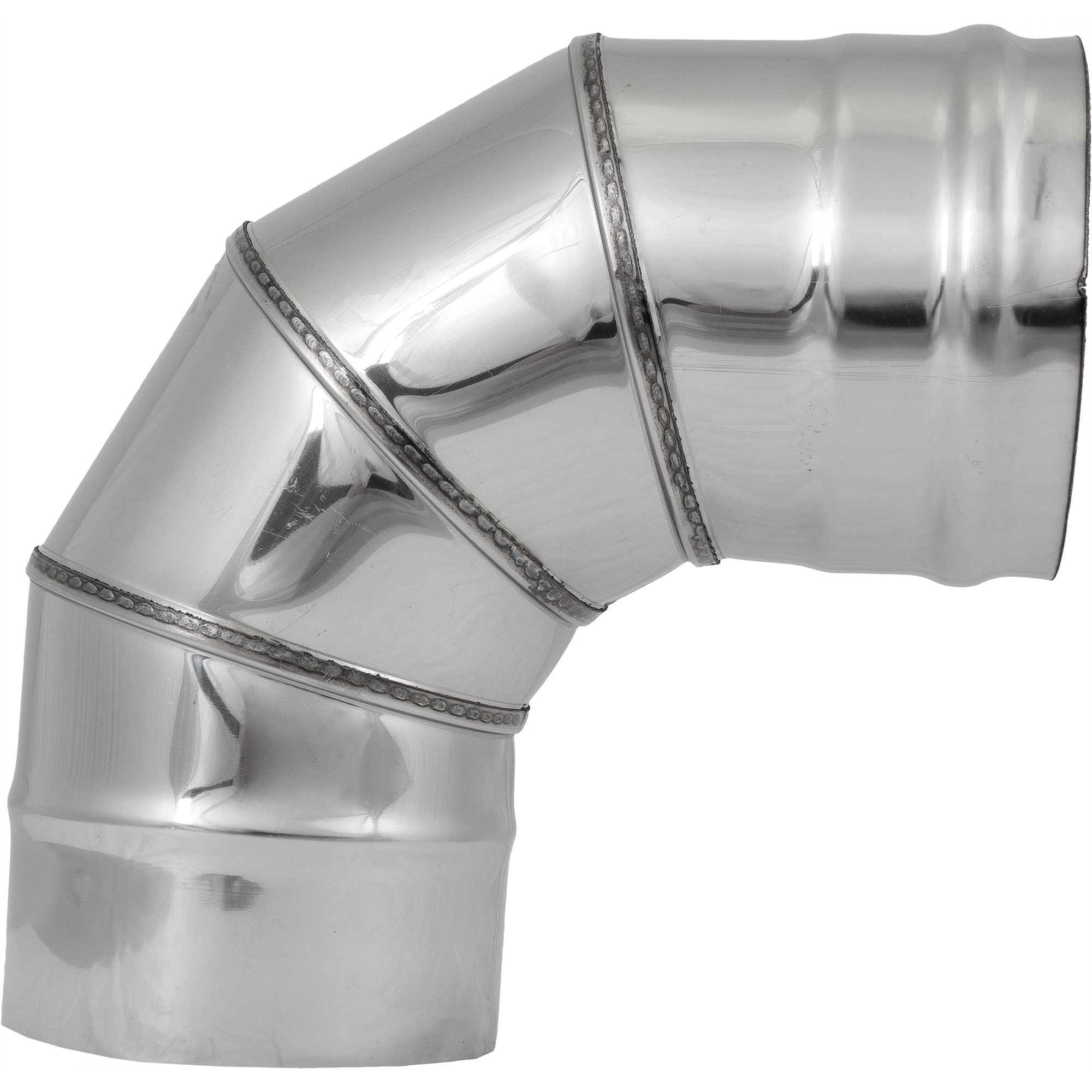 16292167 Отвод нержавеющий четыре секции 120х0.5 мм 90 г Santreyd  - Вид №1