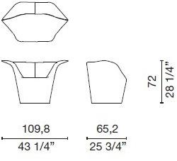 Cappellini Кресло из ткани  Gr_1  - Вид №6