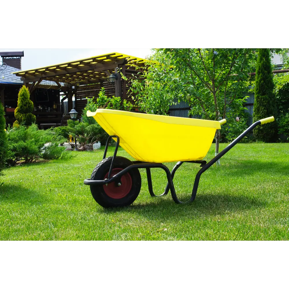 Садово-строительная тачка ПАВЛОВСКАЯ ЗАРЯ усиленная 200 кг 82167508 STLM-0020907 - Вид №14