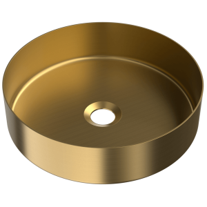 V510-L Круглая раковина Ø36см, матовая латунь duten