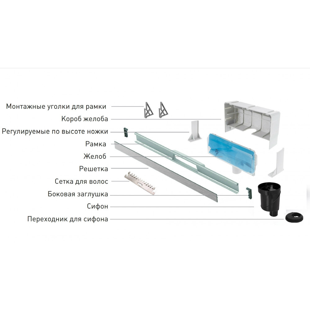 092056 Желоб водосток WALL 600  Berges B1 Antik  - Вид №6