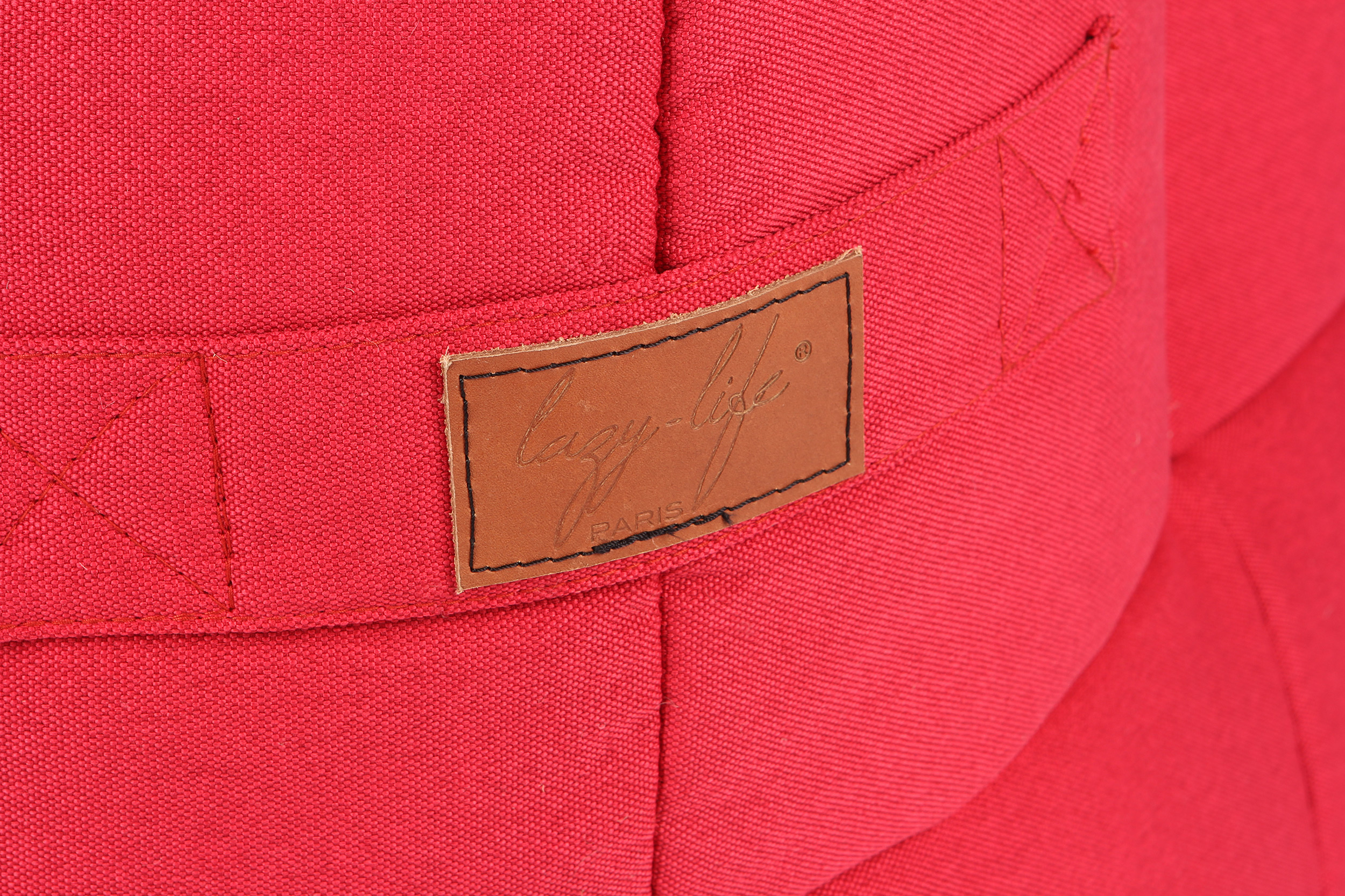 2000983113344 Кресло бескаркасное Palais Royal 1 красное LAZY LIFE PARIS  - Вид №4