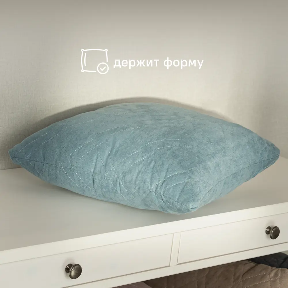 Подушка декоративная Linen Way 43x43 см цвет серебристый STLM-2045206 - Вид №5