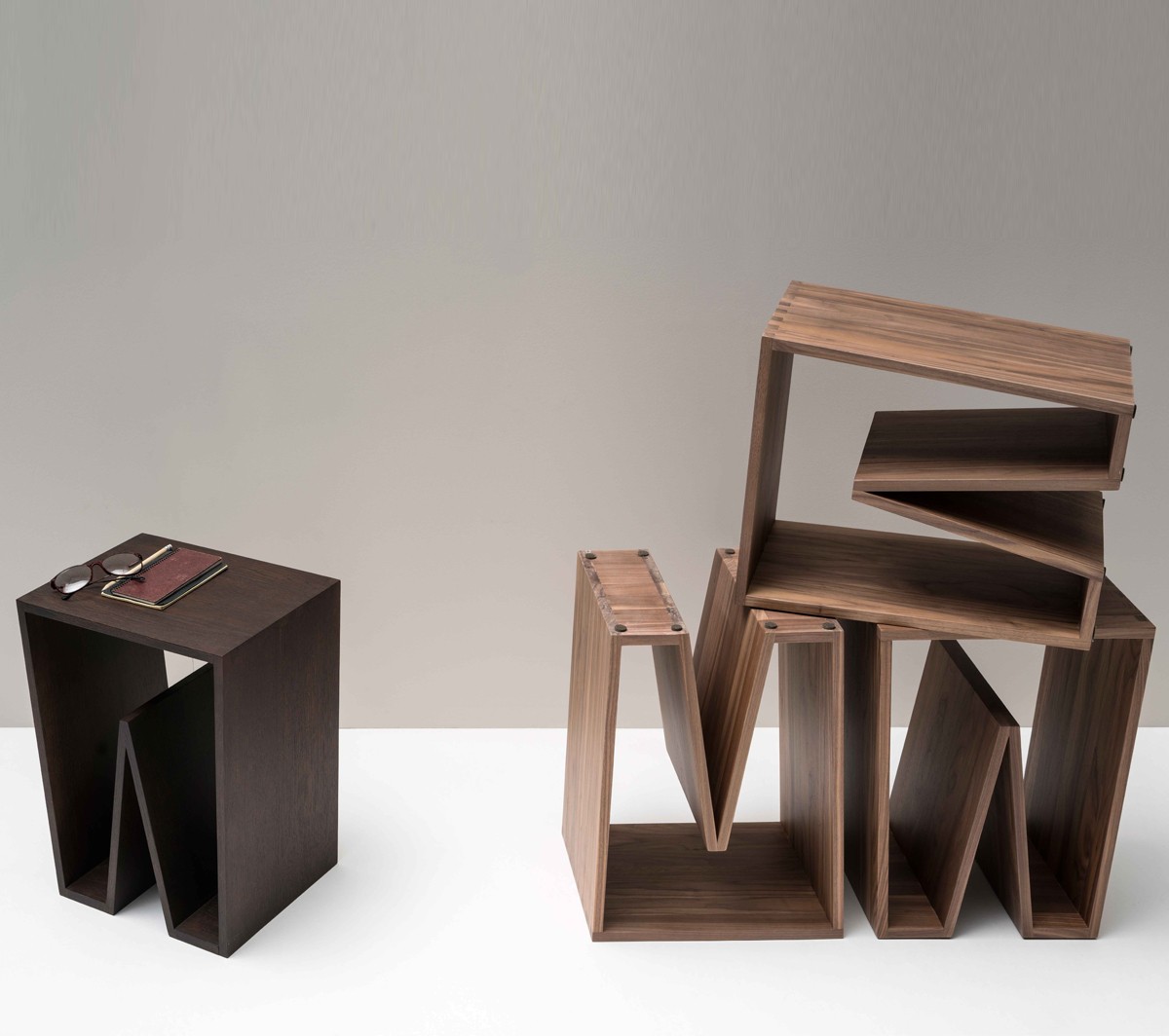 Ex.T Notch Wood Табурет из ореха EXNOTCHNOCE  - Вид №4