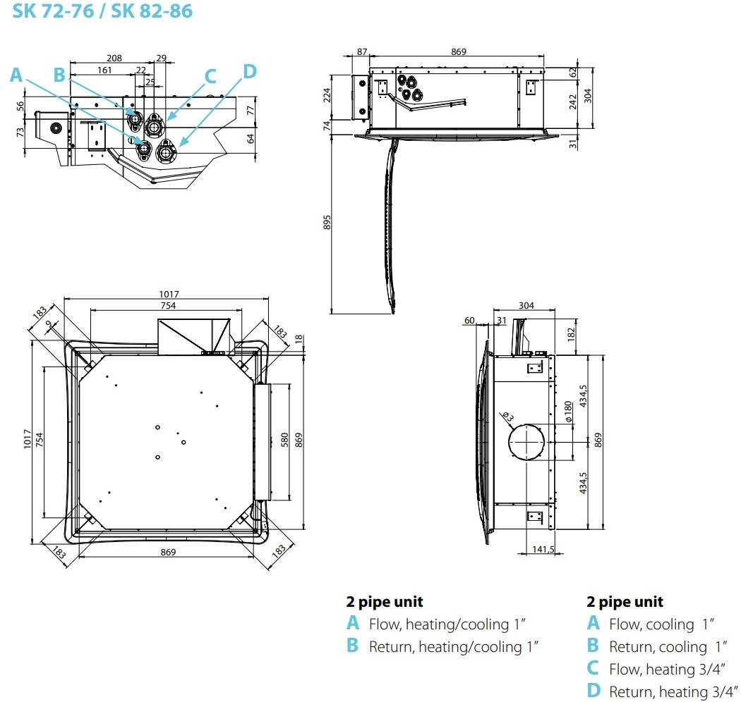 SABIANA Встроенный фанкойл Skystar sun-id-1365372 - Вид №3