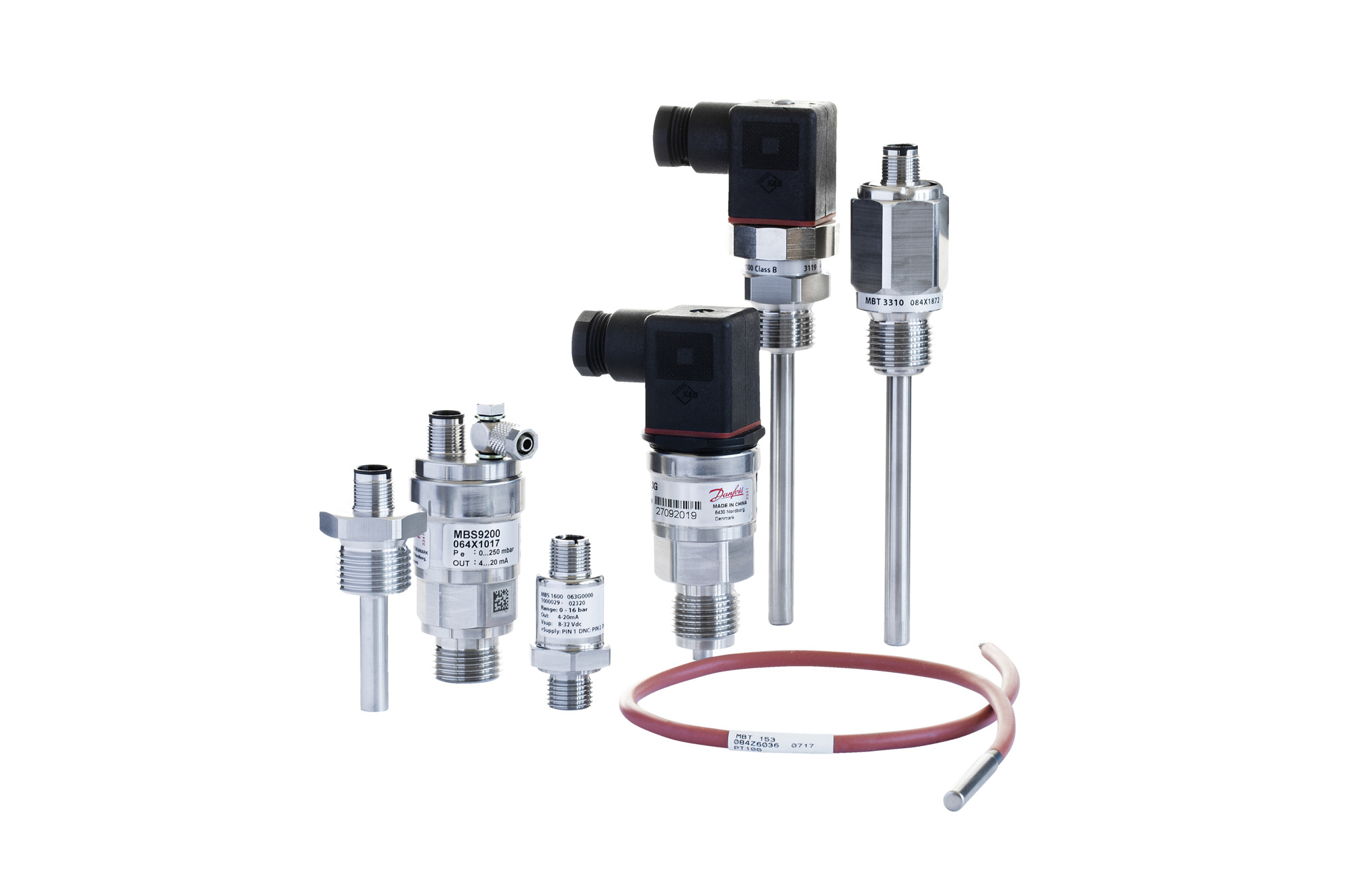 Danfoss MBT5250 — термопреобразователи сопротивления платиновые со сменным чувствительным элементом MBT 5250 Термопреобразователь сопрот-ия 084Z8011  - Вид №20