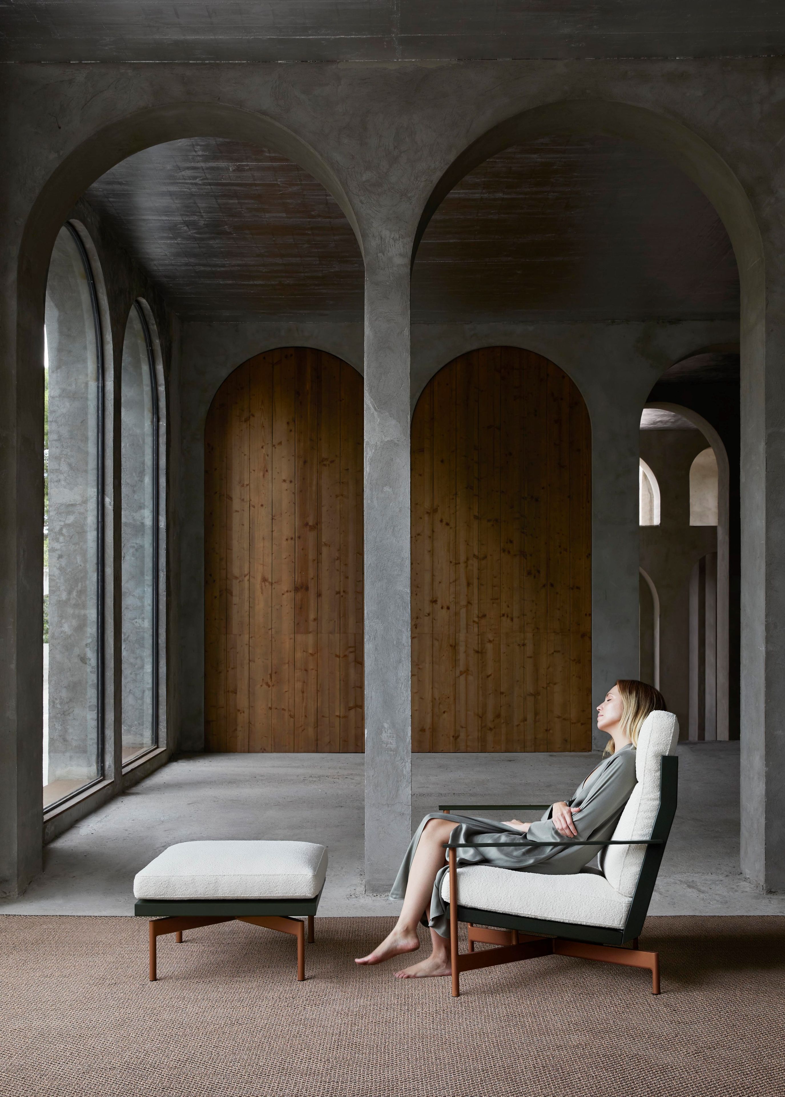 Тканевое садовое кресло с подлокотниками GANDIABLASCO Onde ARCH-00111771 - Вид №31