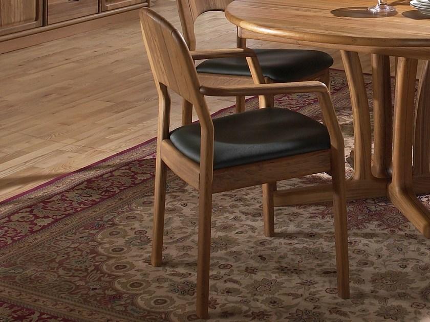 Dyrlund Деревянный стул с подлокотниками  1598a  - Вид №2