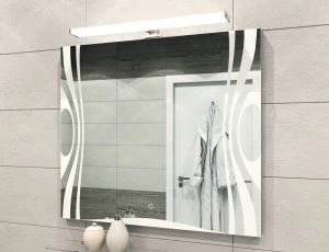 Зеркало Leo 800 с LED-светильником800⨉50⨉700 мм