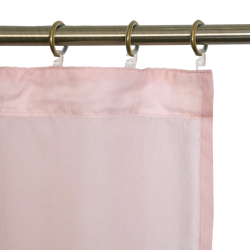 Тюль на ленте «Таити» 300х260 см цвет розовый антик INSPIRE STLM-2002753 - Вид №4